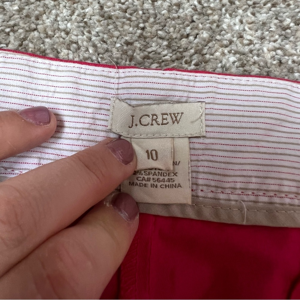 J Crew Hot Pink Side Button Sailor Chino Shorts 10 - Picture 6 of 7